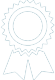 Achievement Badge logo on Transparent Background