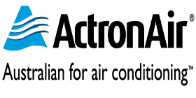 ActonAir Australian For Air Conditioning Logo on White Background