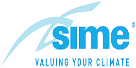 Sime Valuing your Climate Logo on white Background