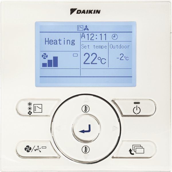 Daikin wired remote control for ducted split system